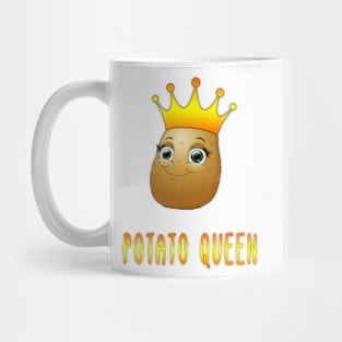 Funny Potato Queen Gift for Wife, Girlfriend, Daughter, Bestfriend. Mug